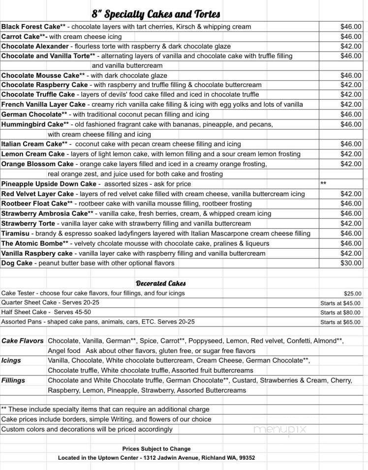 Desserts By Kelly menu 3